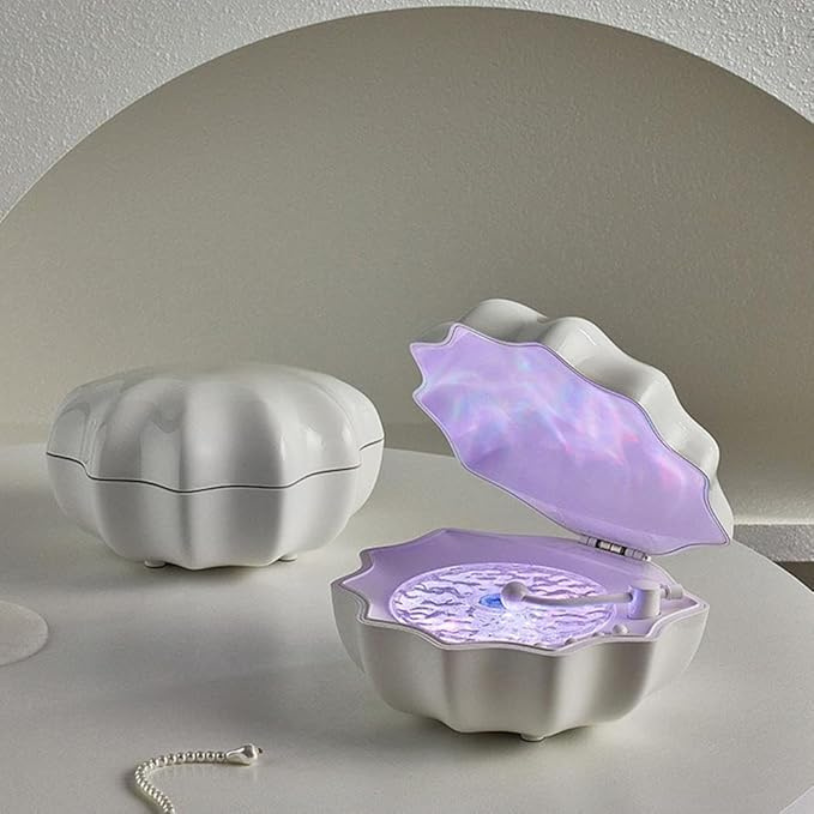 Shell Lamp Bluetooth Speaker | LED Light & Wireless Music Speaker