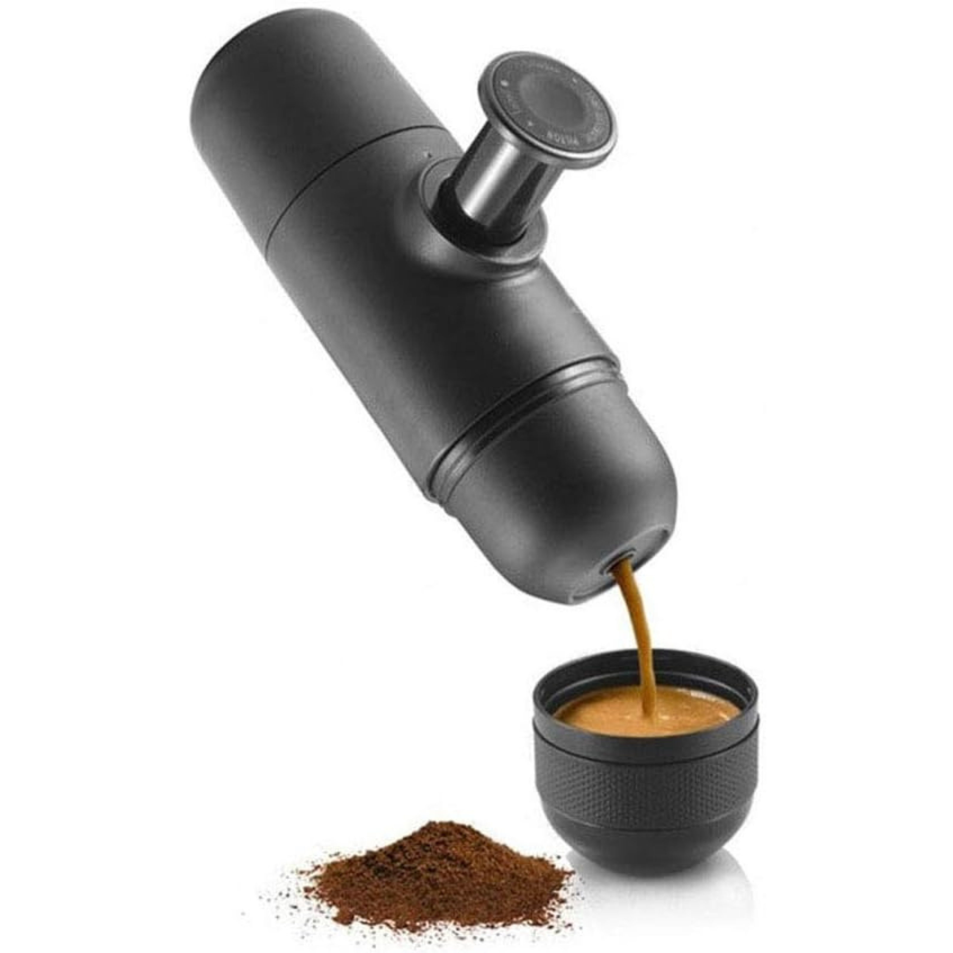 Portable Mini Espresso Maker – Ground Coffee & Capsule Compatible