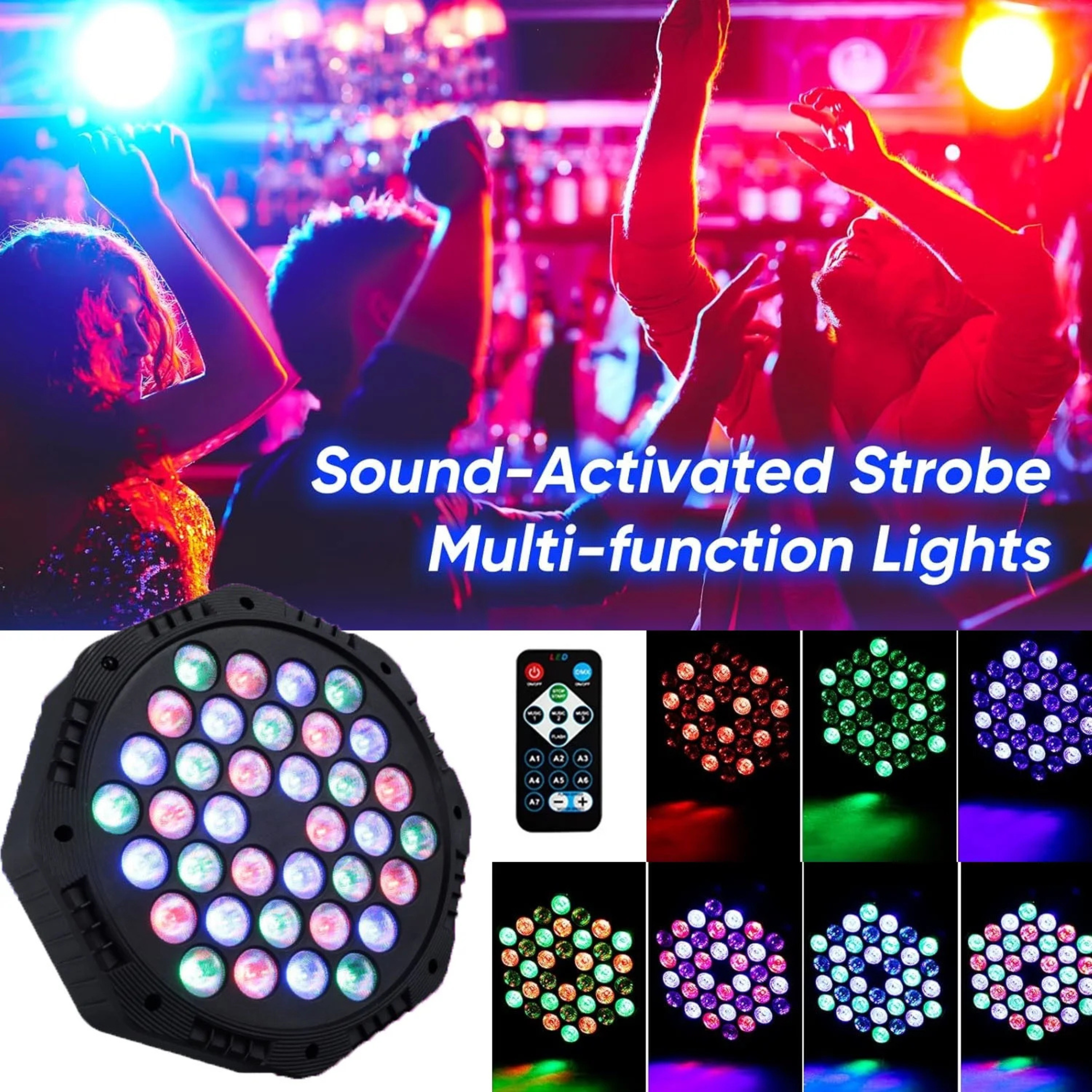 Colorful event spotlight