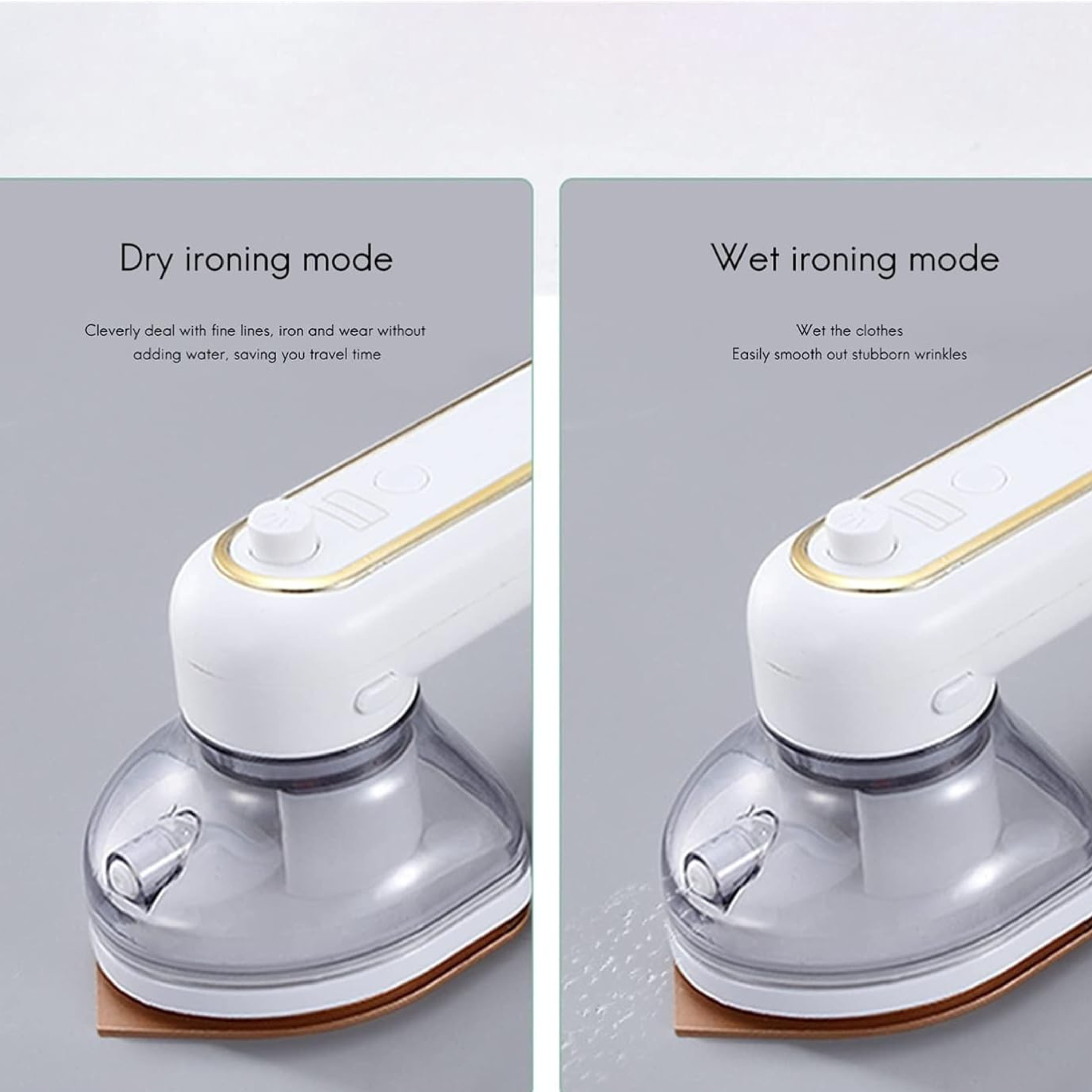 Portable Rechargeable Mini Iron – Fast Heat & Wrinkle Removal