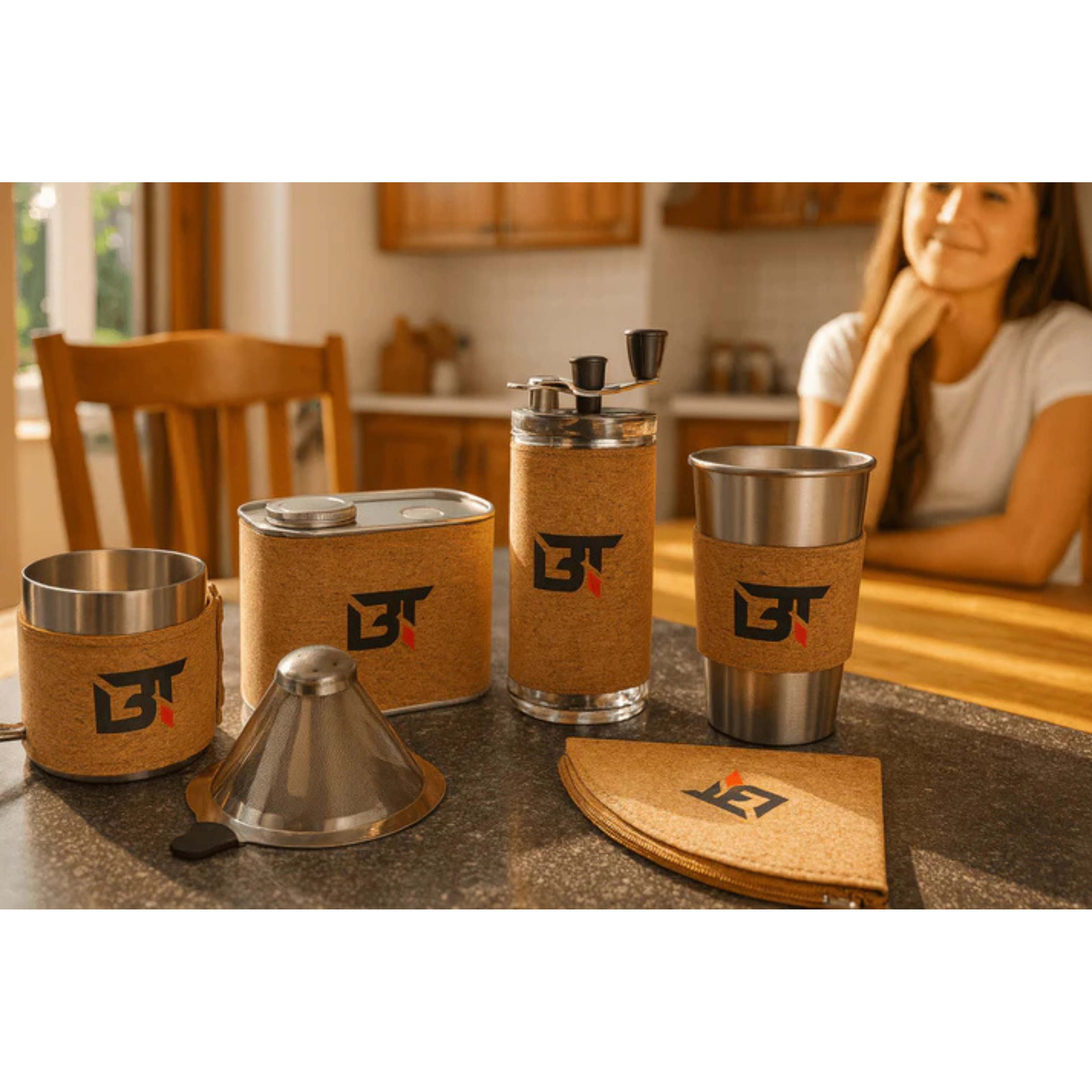 Premium Portable Pour-Over Coffee Set – Complete Barista Kit for Travel & Office