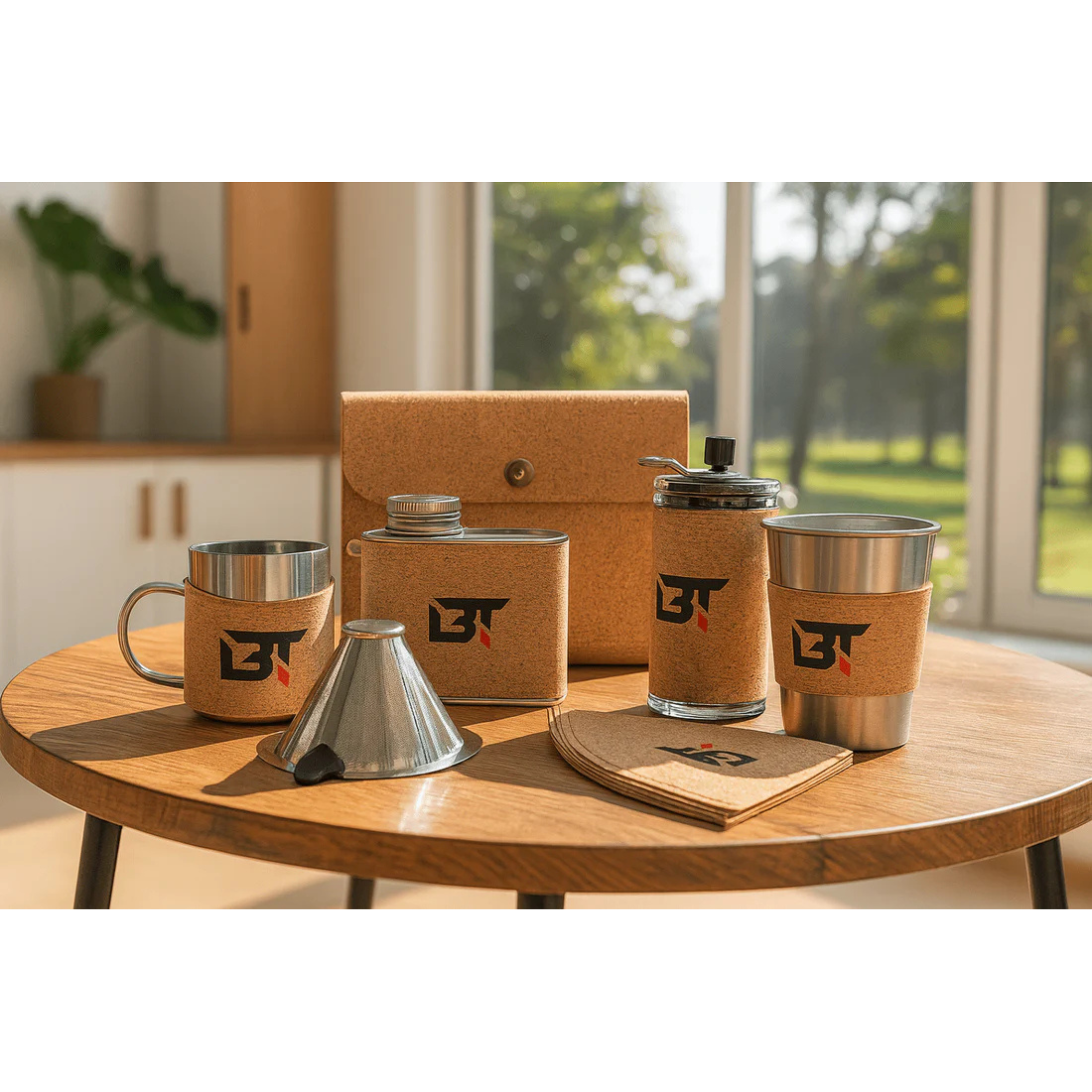 Premium Portable Pour-Over Coffee Set – Complete Barista Kit for Travel & Office