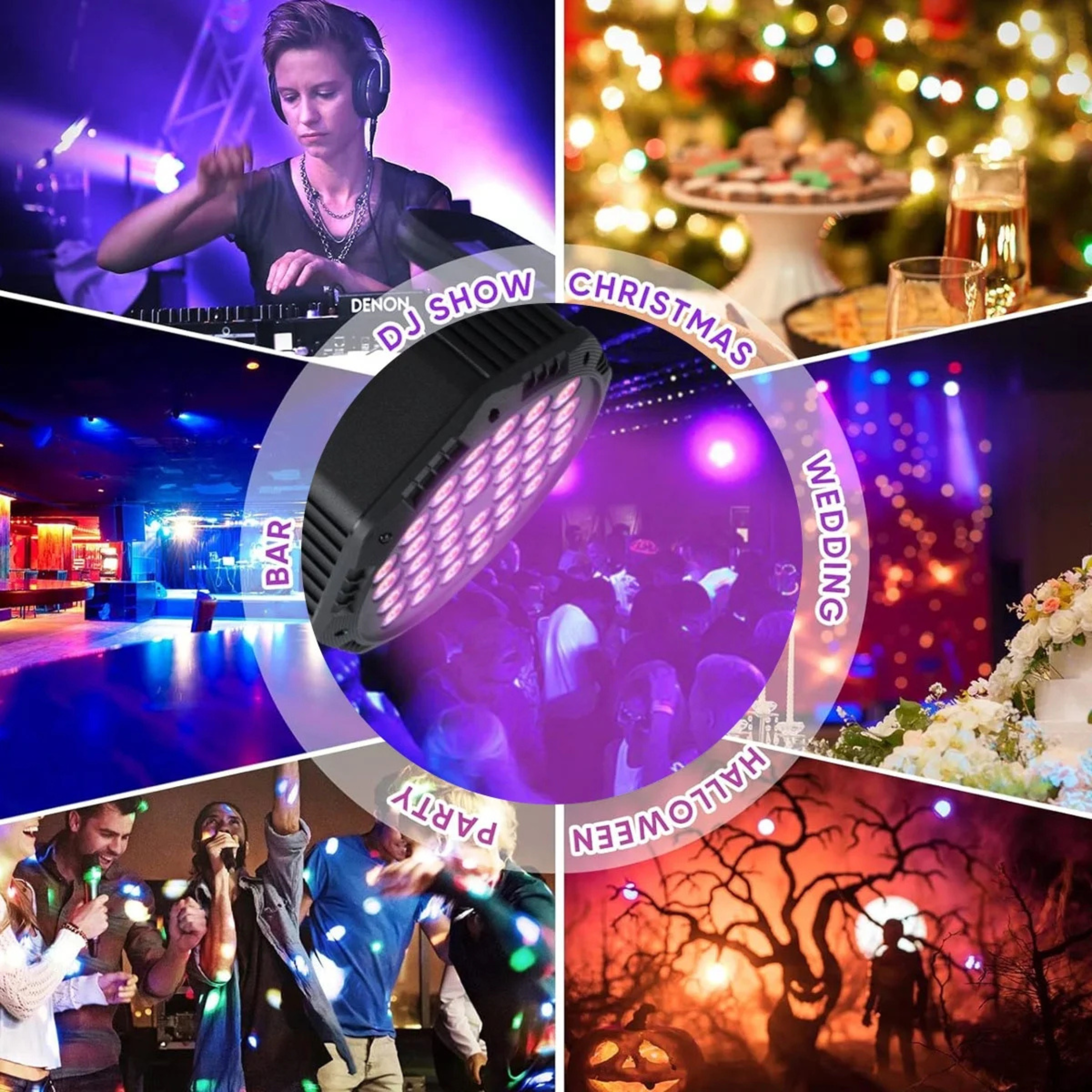 Multi-function LED PAR lamp