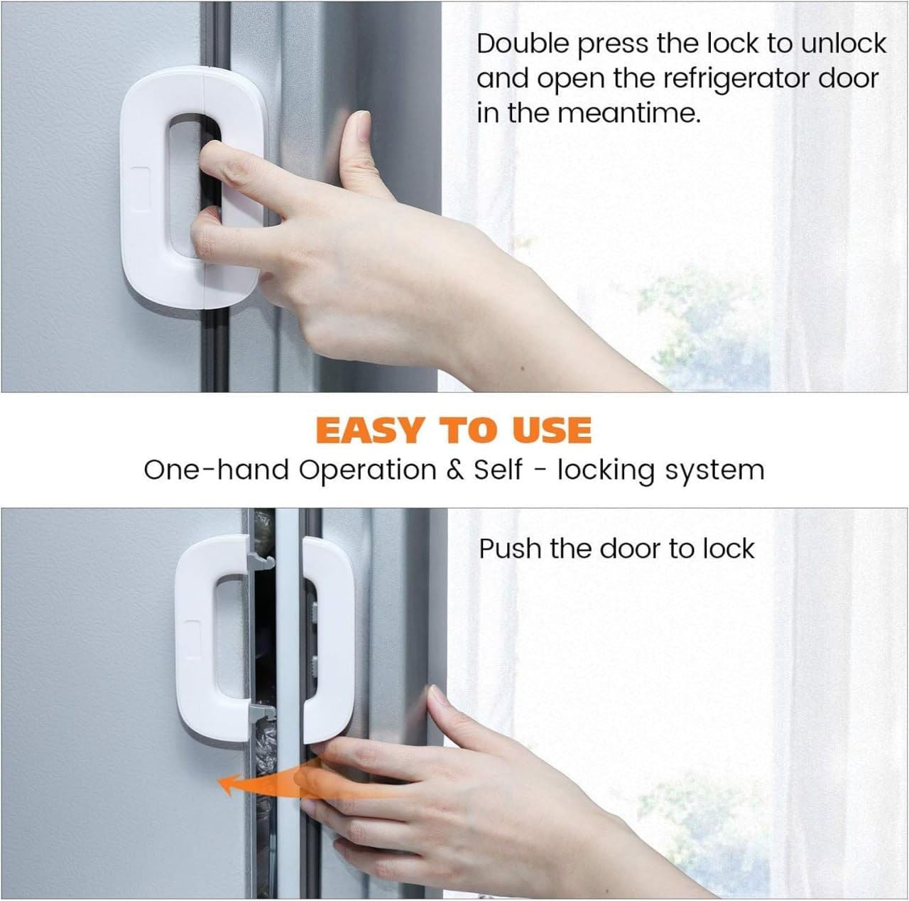 Multifunctional Fridge & Cabinet Safety Lock