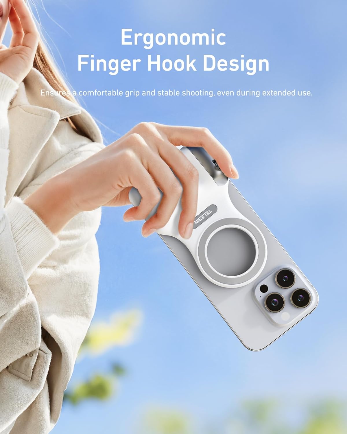 Handheld MagSafe phone stabilizer