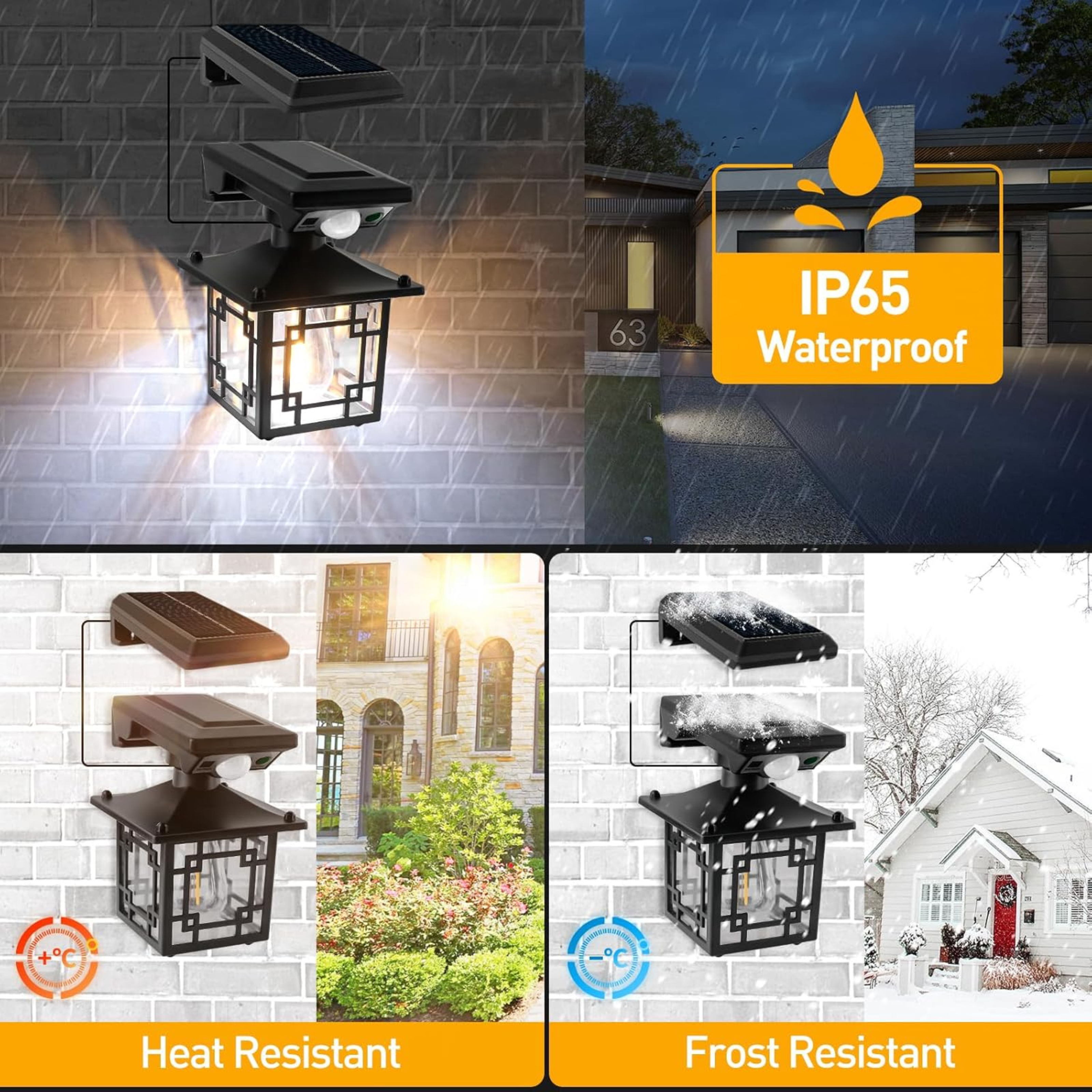 Outdoor Solar Sensor Light