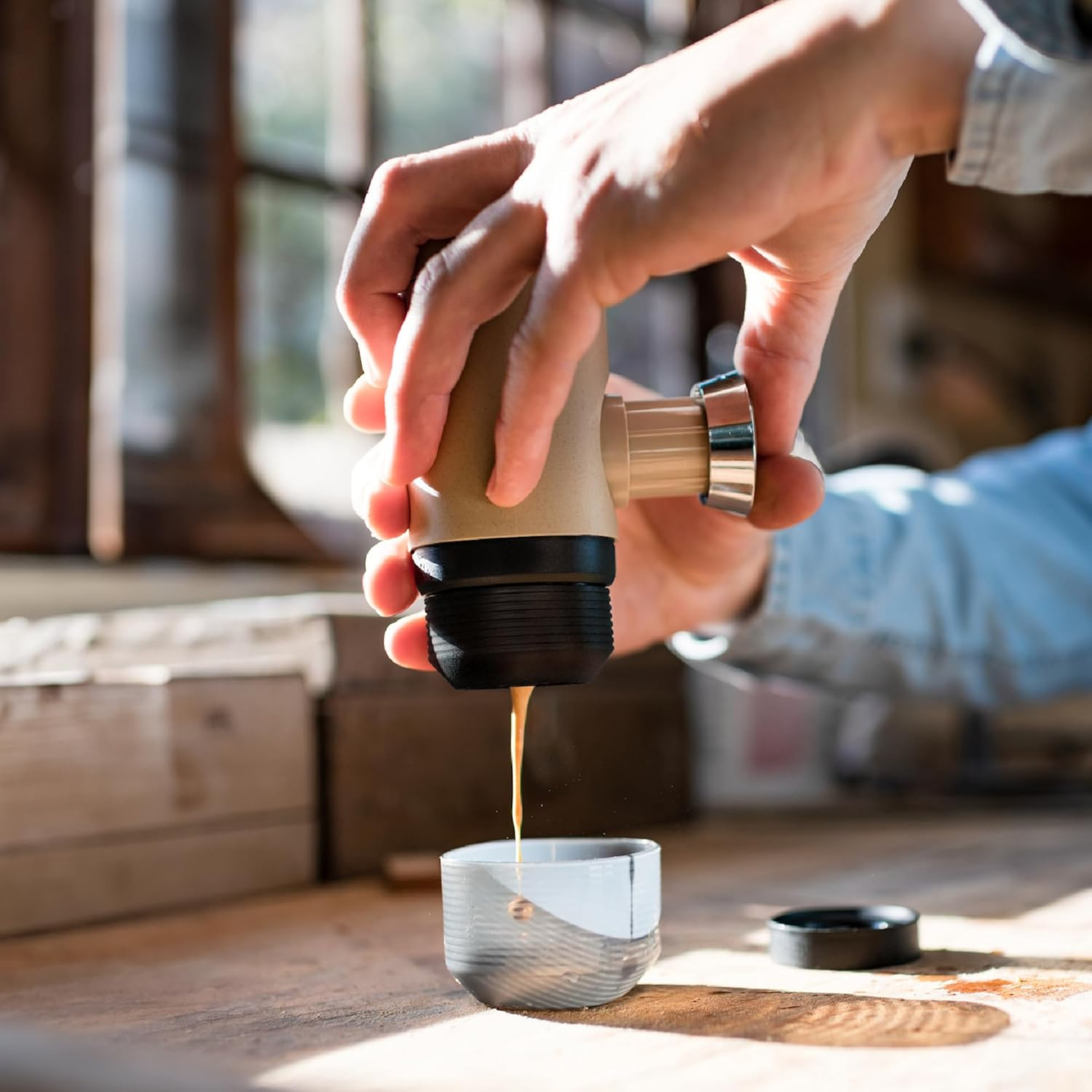 Portable Espresso Maker – Capsule Coffee Machine | Travel Size