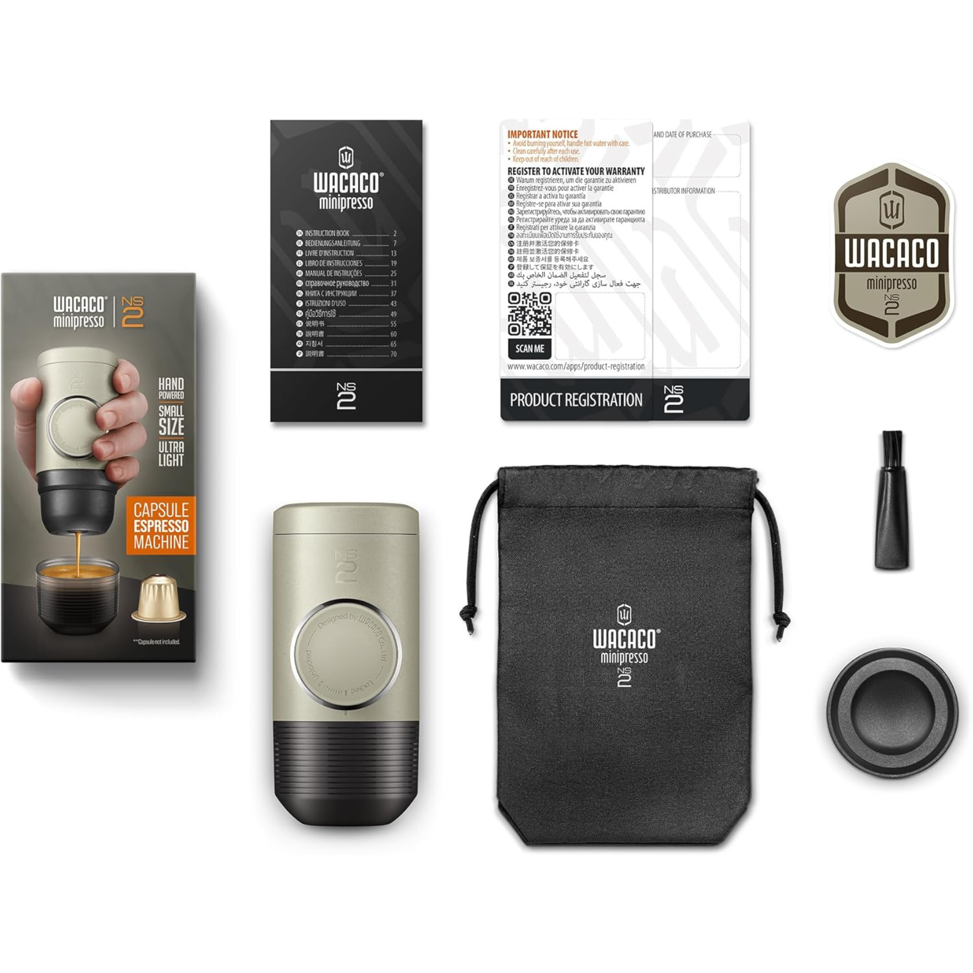 Portable Espresso Maker – Capsule Coffee Machine | Travel Size