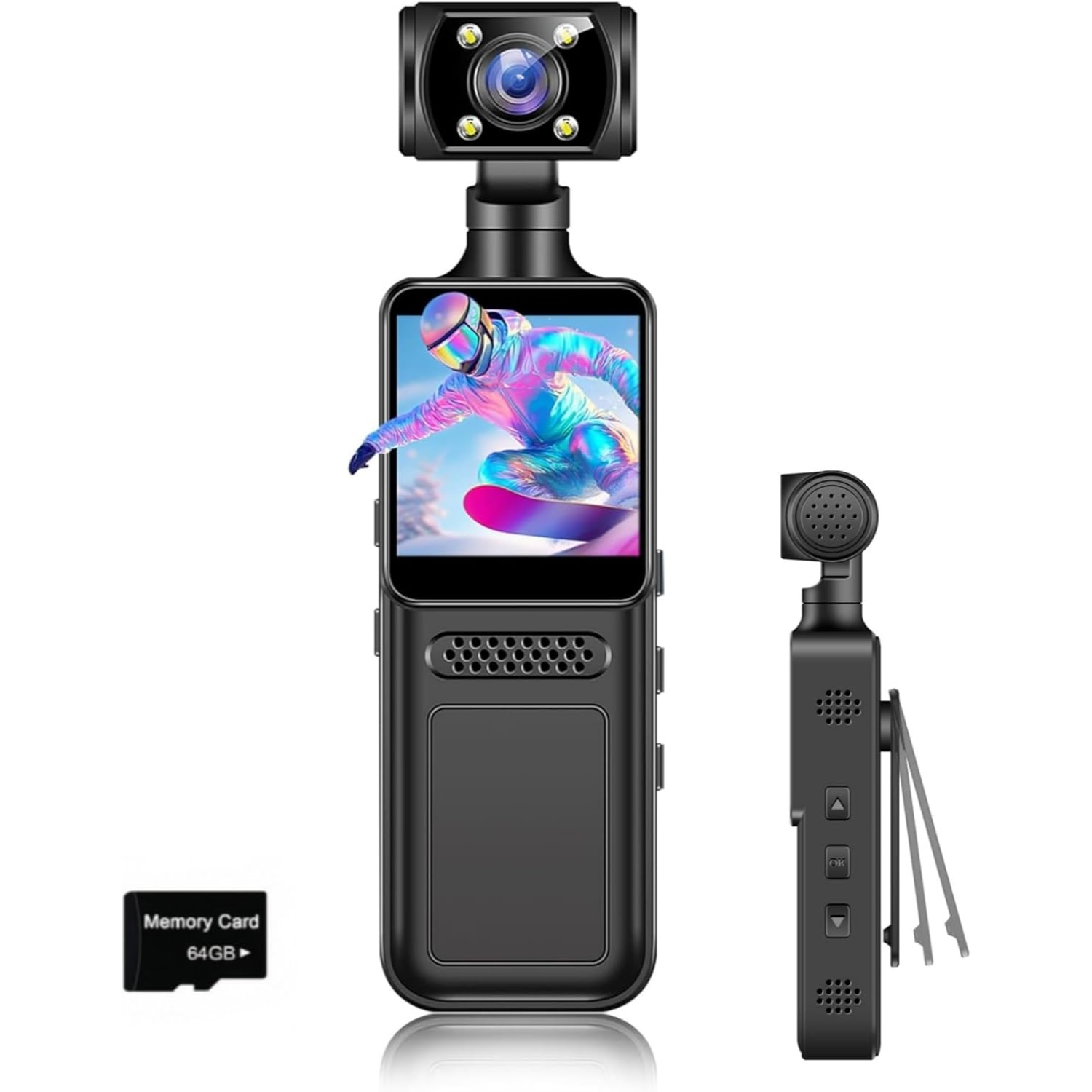 3-Axis Gimbal Stabilizer – Mini HD Video Recorder