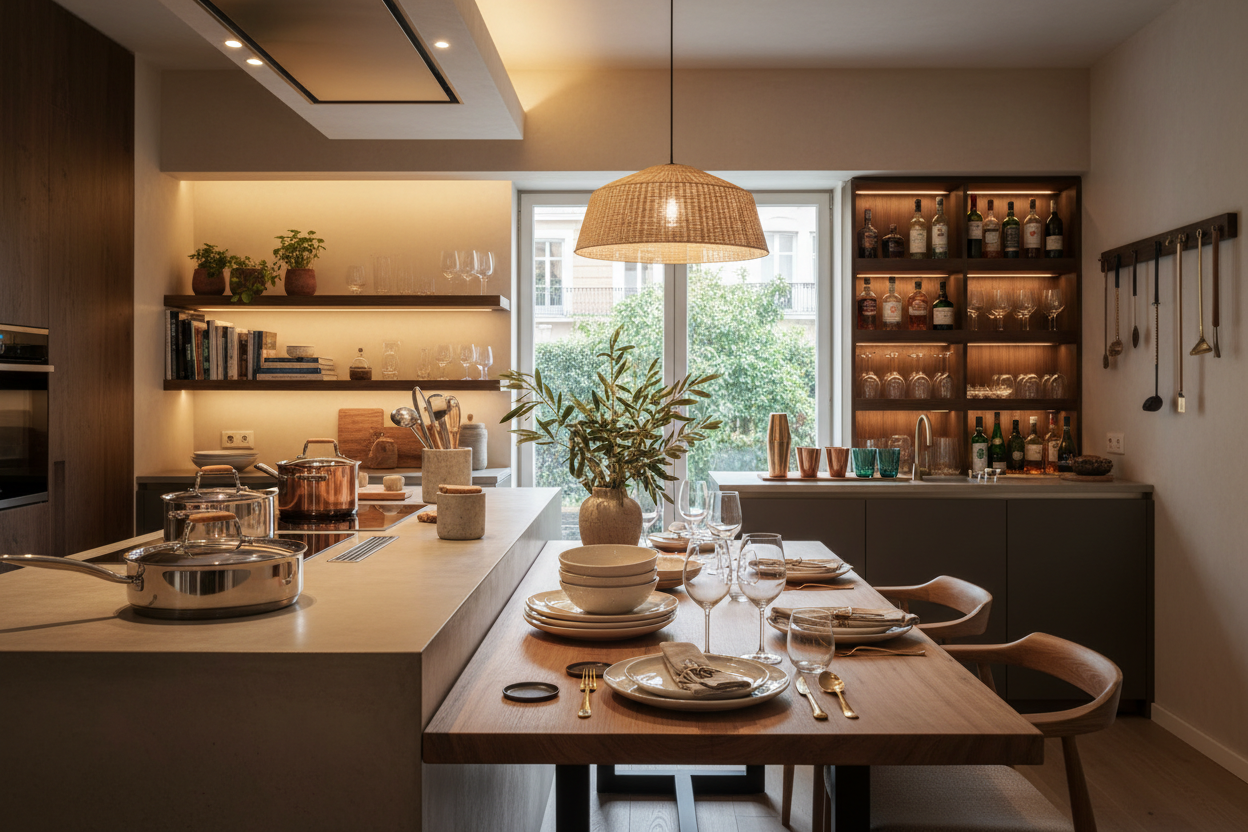 Kitchen, Dining & Bar