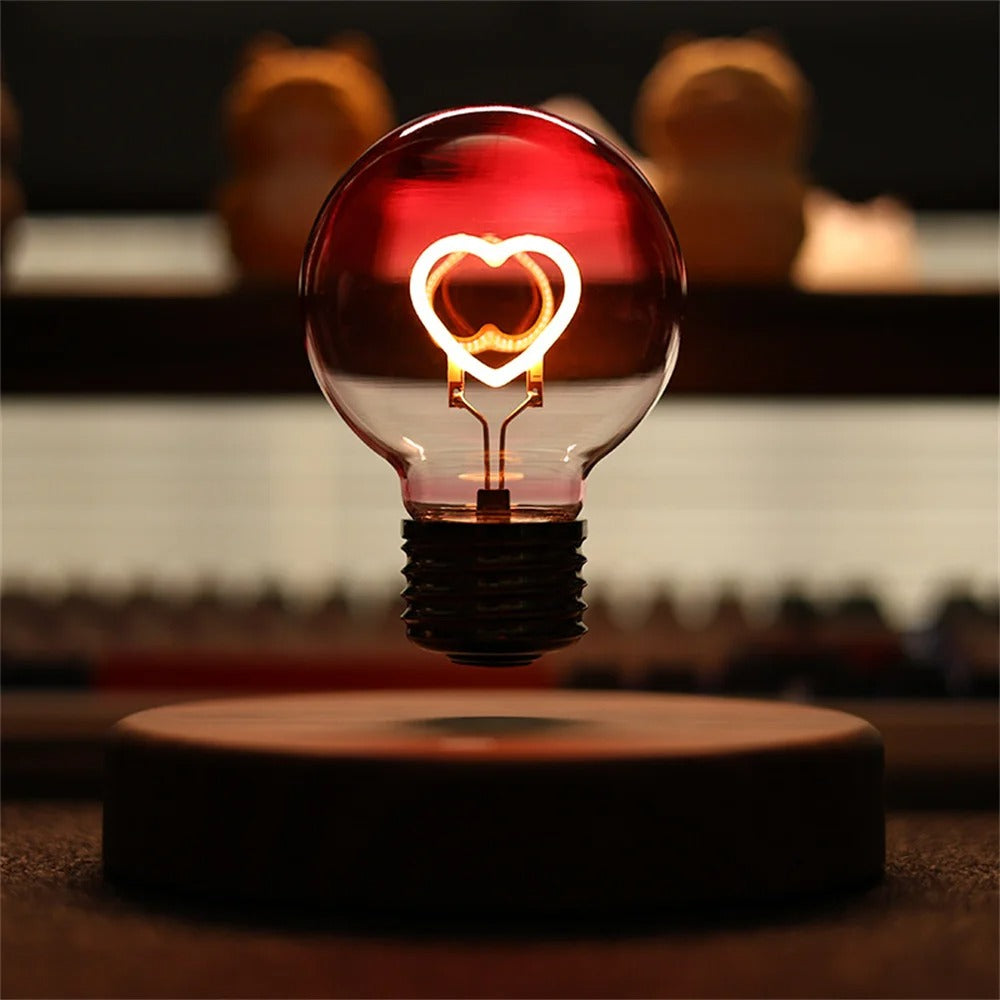 Levitating Heart LED Bulb Lamp