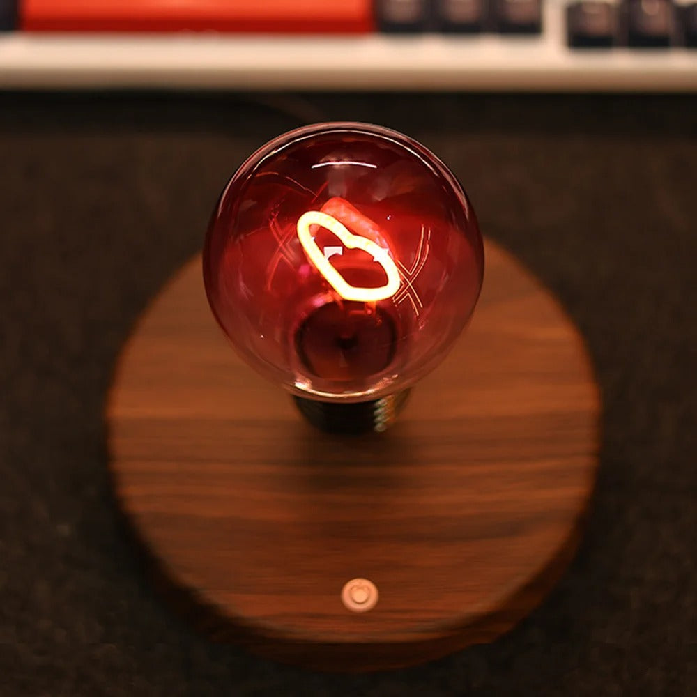 Levitating Heart LED Bulb Lamp